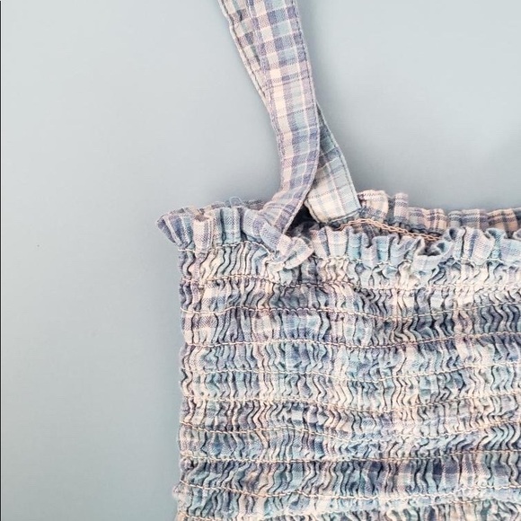 Plaid ruffle end croptop - Picture 2 of 2